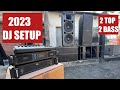 2023 DJ SETUP PRICE 2 TOP 2 DUAL BASS,2 DJ AMPLIFIER,DJ MIXER