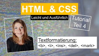 HTML Text Formatting Bold, Italic, HTML Tutorial Part 4
