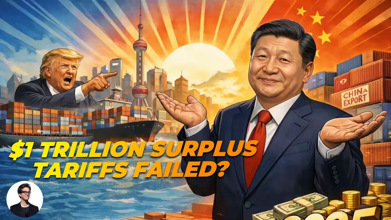 China announces record $1tn trade surplus despite Trump tariffs