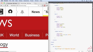 CSS 3 Lesson 16    CSS Project BBC News Website 1