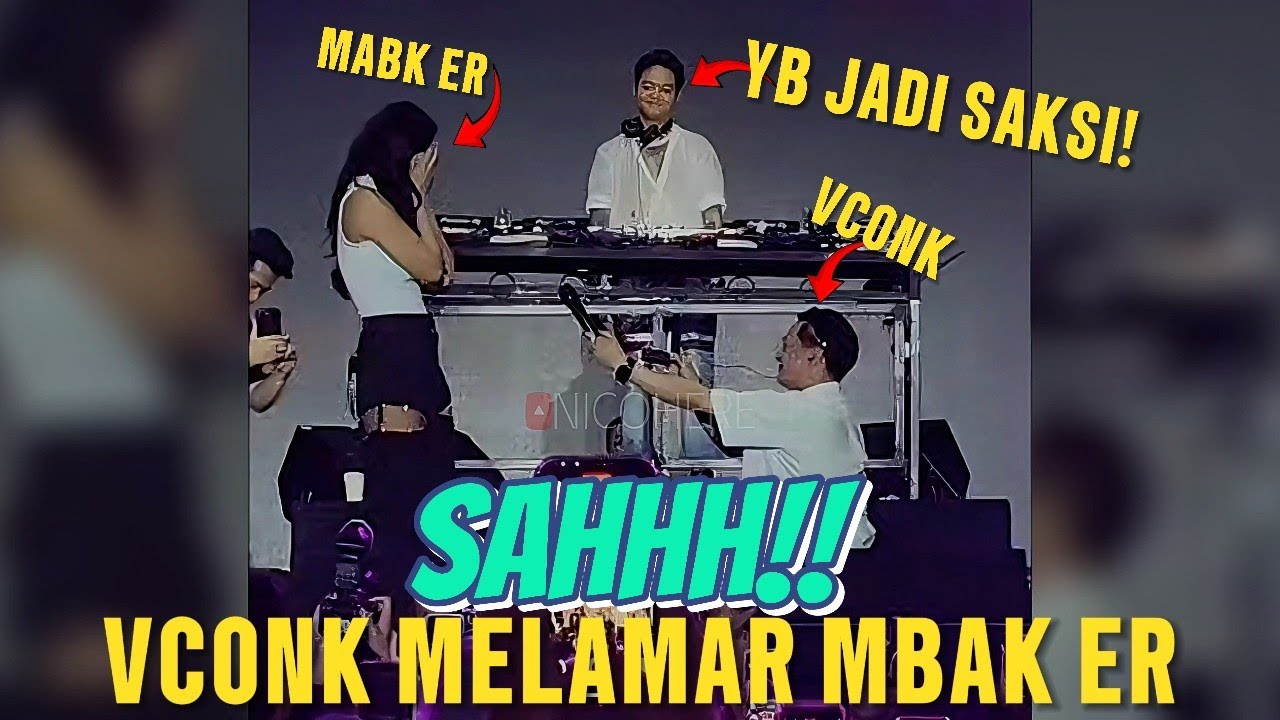VCONK MELAMAR ERIKA CARLINA DI TENGAH KONSER - YBRAP JADI SAKSI 😂