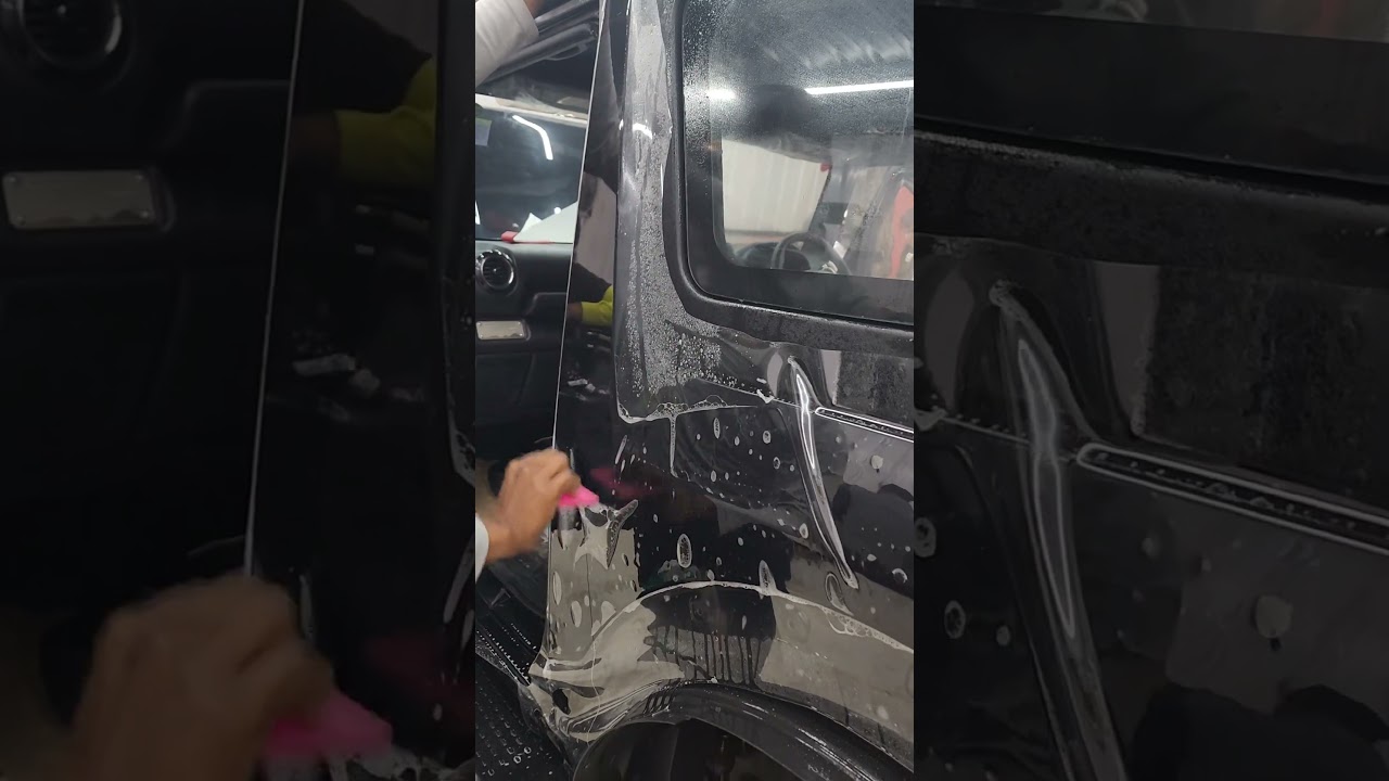 Car PPF Noida. Mahindra Thar protected with Self Healing PPF. Shell Car Care Noida