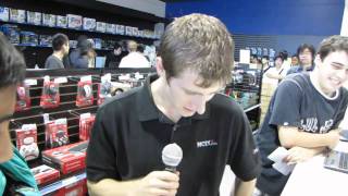Samsung Netbook Giveaway Happy Kid at NCIX First Markham Place Grand Opening Linus Tech Tips
