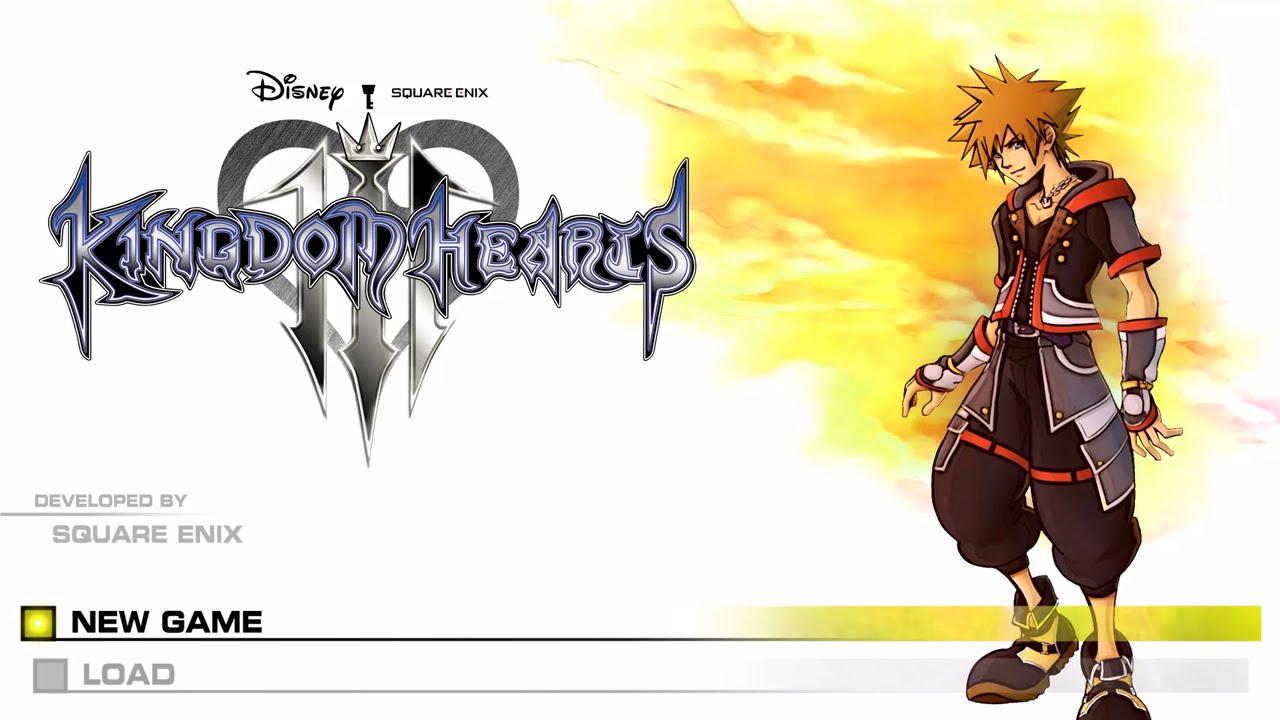 Kingdom Hearts 3 Titlescreen Gameplay Youtube