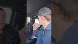 Putting The Passenger Seat All The Way Back PRANK! 😂 #shorts