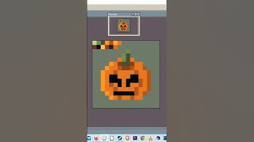 Pixel Art: How to make a Pumpkin in Aseprite #shorts #halloween #howto #pixelart #tutorial