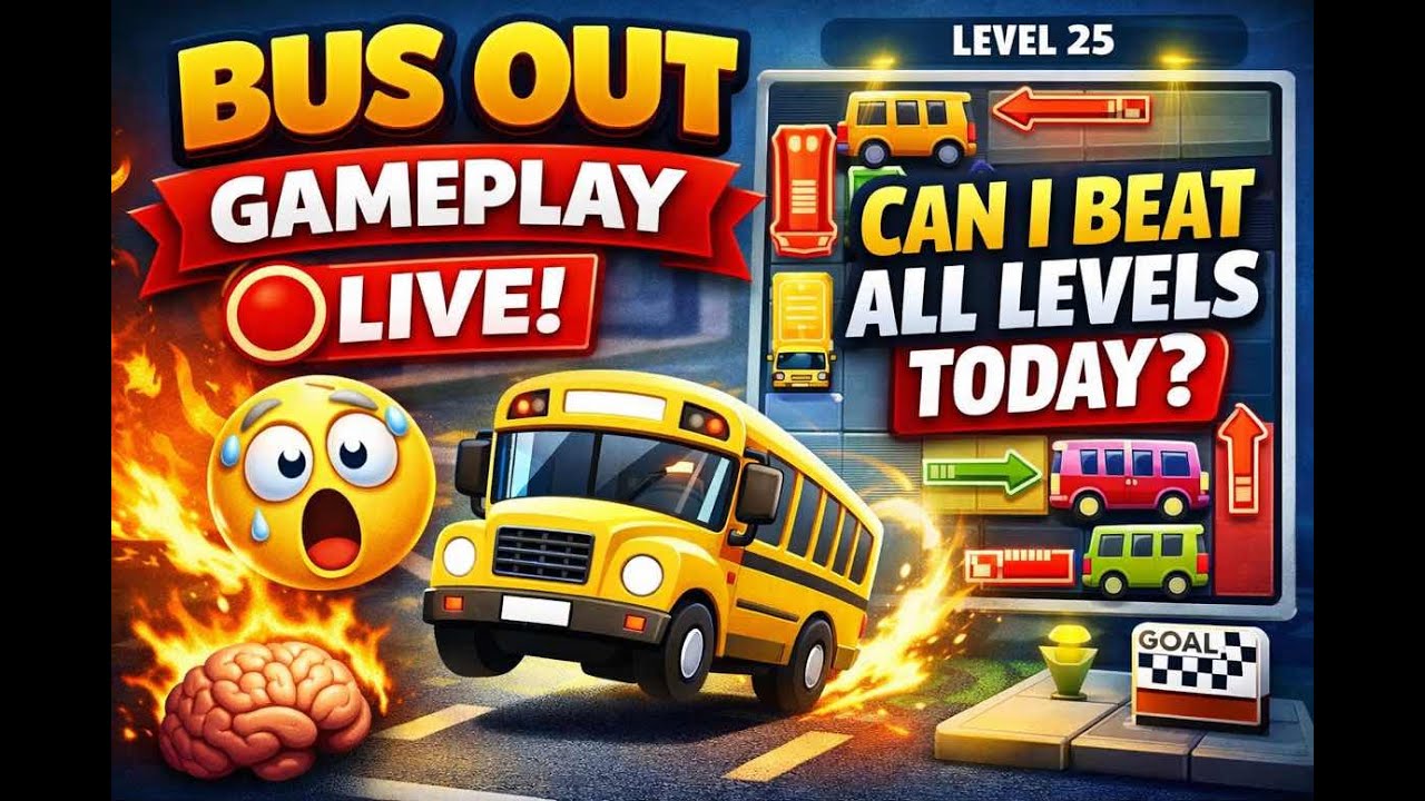 Bus Out Gameplay LIVE 🚍 Can I Beat All Levels Today? - YouTube