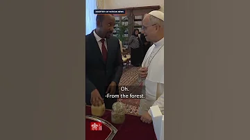 Pope Leo XIV Receives A Gift From Ethiopia 