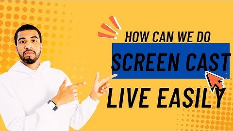 How to make Screen Cast live on Youtube? | New Update 2025