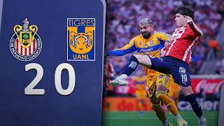 ✅ CHIVAS 2 TIGRES 0 🏆 CUARTOS DE FINAL VUELTA LIGA MX