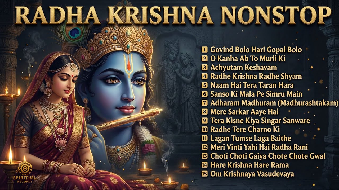 Morning Bhakti Special 2026 | 15 Nonstop Radha Krishna Bhajans for Inner Peace #radhakrishna