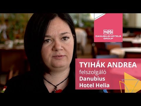 Tanulóként kezdtem a Danubiusnál – Tyihák Andrea, felszolgáló  Danubius Hotels Group