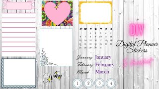 How I make My Digital Planner Stickers in PowerPoint | Digital Planning