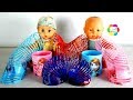 لعبة اليويو السوستة الحقيقى الجديد للاطفال اجمل العاب البنات والاولاد real spring yoyo kids toy