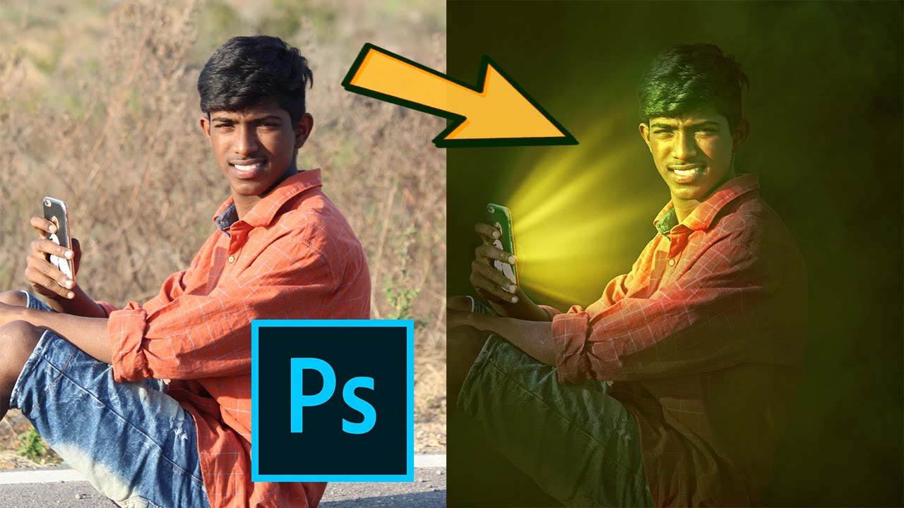 Photoshop Effects - Create Light Rays | Photo Manipulation Tutorial ...