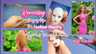 Rerooting Integrity Toys Fashion Royalty Agnes Von Weiss High Visibility