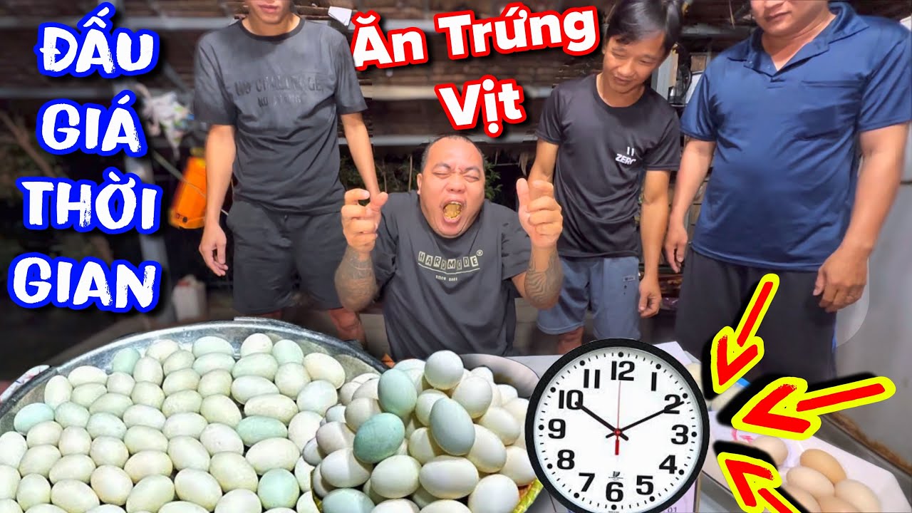 Thánh Xàm thử thách ăn trứng vịt lộn nhân phẩm tốc độ Cao xem mà không nhịn được cười