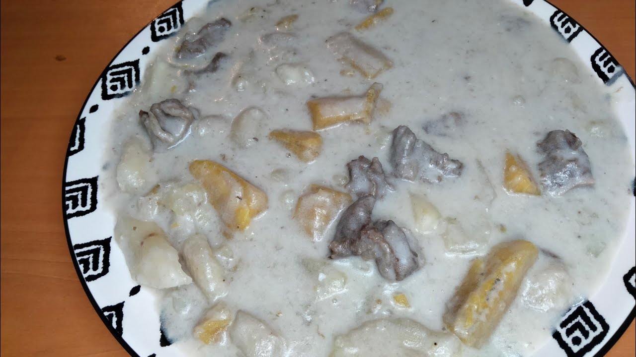 TROVI YA HANADZI // BANANES VERTES ET MANIOC AU LAIT DE COCO // OUNTSY AN VOINIOU