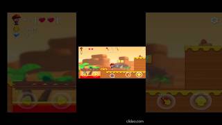 SMB - Jungle World:Mario smashing a Mushroom video 10. #shorts #mario #mushroom #firepower #desert screenshot 4