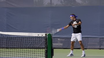 Roger Federer Forehand and Backhand 11 - 2013 Cincinnati Open