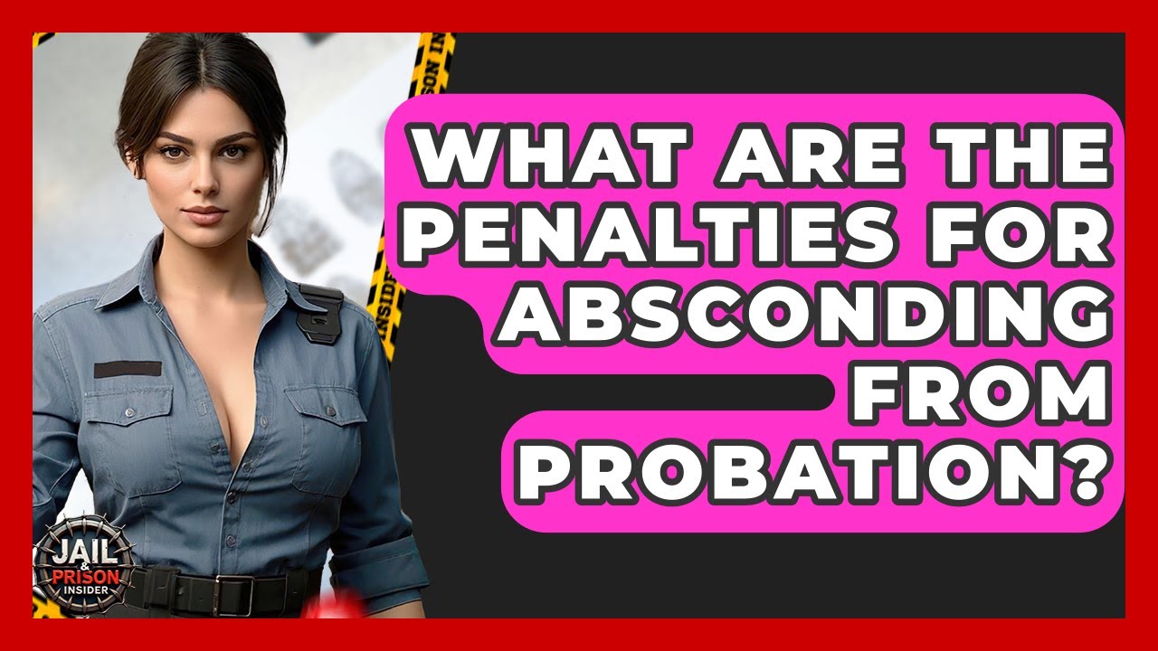 What Are The Penalties For Absconding From Probation? - Jail & Prison Insider