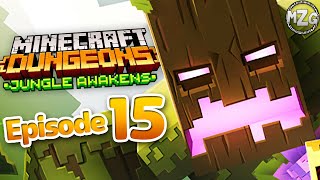 Jungle Abomination Boss! - Minecraft Dungeons Gameplay Walkthrough Part 15 - Overgrown Temple!