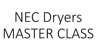 Dryers Master Class LIVE Table Thursdays Table 220.55