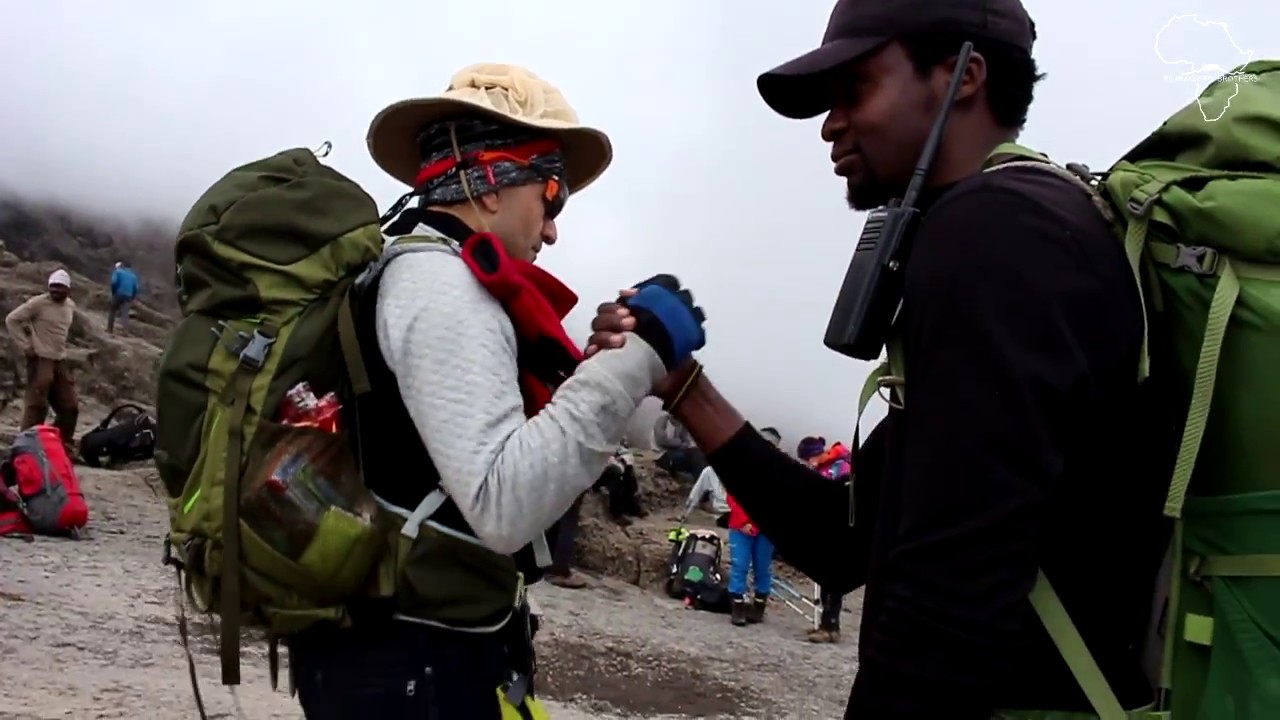 Barranco Wall Kilimanjaro by Tom group from USA