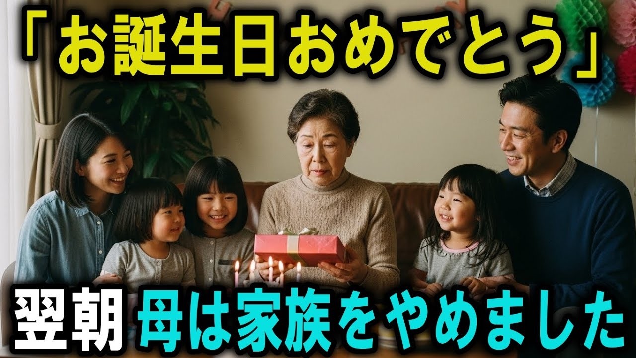 「母さんのために」と渡されたパンフレット。開いた瞬間、私は静かに“母をやめる準備”を始めた。