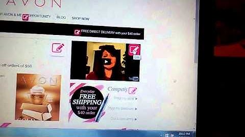 HOW TO POST A VIDEO ON YOUR AVON E STORE