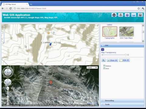 Web 2D and 3D with ArcGIS JS API and Google JS API