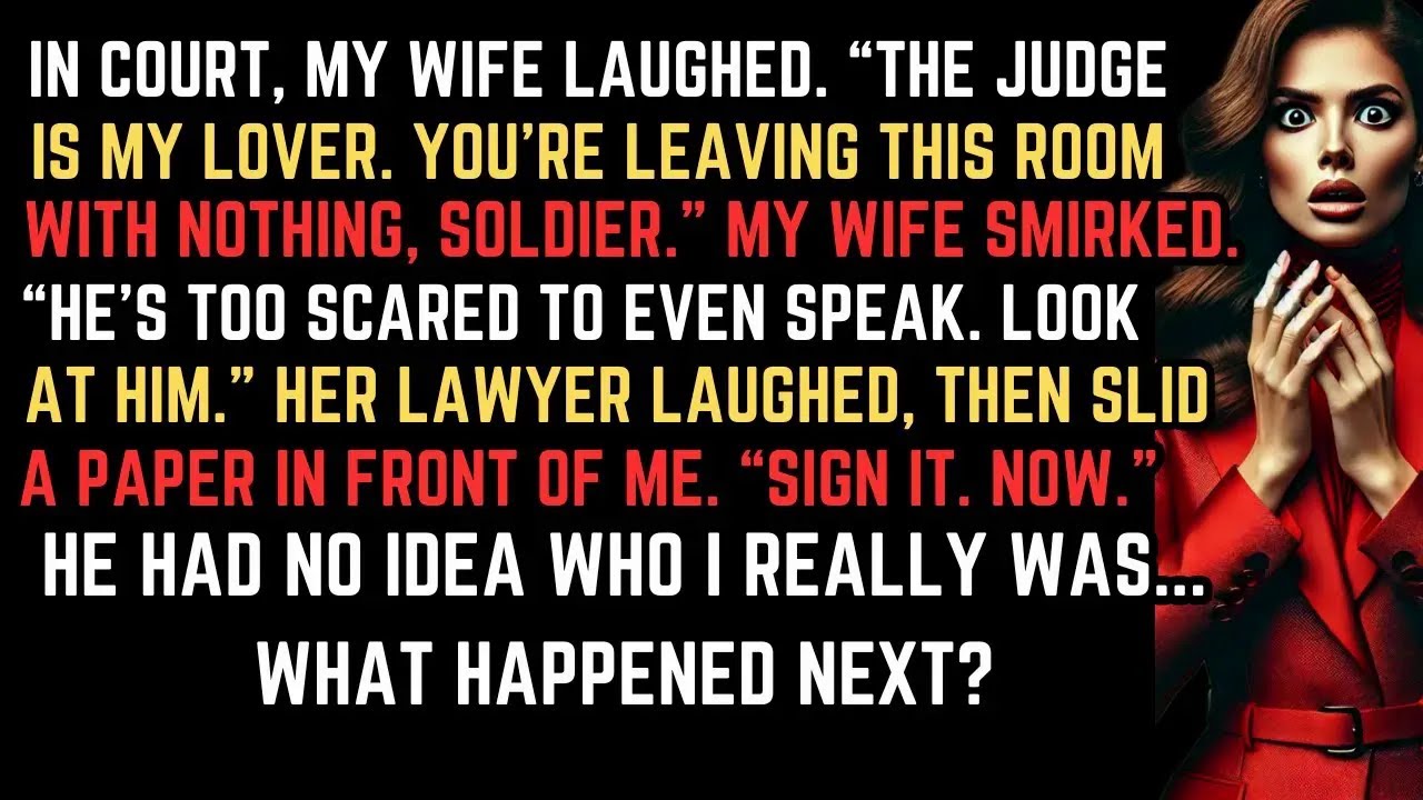 In Court, My Wife Laughed  The Judge Is My Lover  You're Leaving This Room    LAW CASES AND RICH