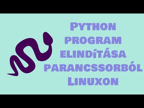 Python program elindítása parancssorból Linuxon
