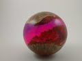 Making & Woodturning - A Wood and Resin Hybrid Sphere