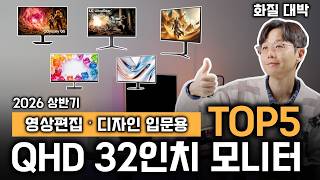 Easy on the eyes yet sharp? Top 5 32-inch QHD IPS Monitors with Excellent Color Recognition | Sam...