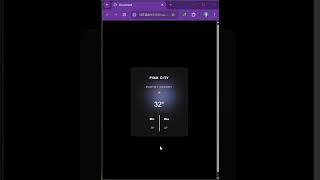 Glassmorphism Weather Card Modern CSS UI Design HTML & CSS Project