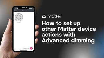 How to set up other Matter device actions with Advanced dimming
