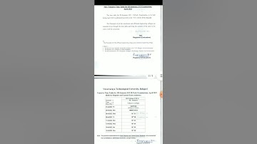 VTU update | 3rd sem EXAM Time table. only for Regular & lateral entry l