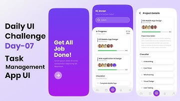 Daily UI Challenge - Day 07 - Task Management App Design In Figma
