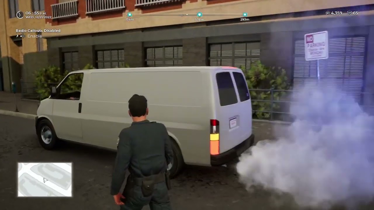 Police Simulator Patrol Officers : Smokey Van Traffic Stop