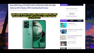 Nokia HMD M-Kopa X20 (LGDP) Dead Boot Fix Firmware | 1520-0-00WW-B01 | 100% Tested via AMT &amp; Pandora