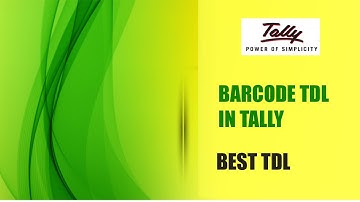 HCC0035|Tally Barcode Tdl|Tally Barcode System|Tally Barcode|Call :7686096860,9942542525