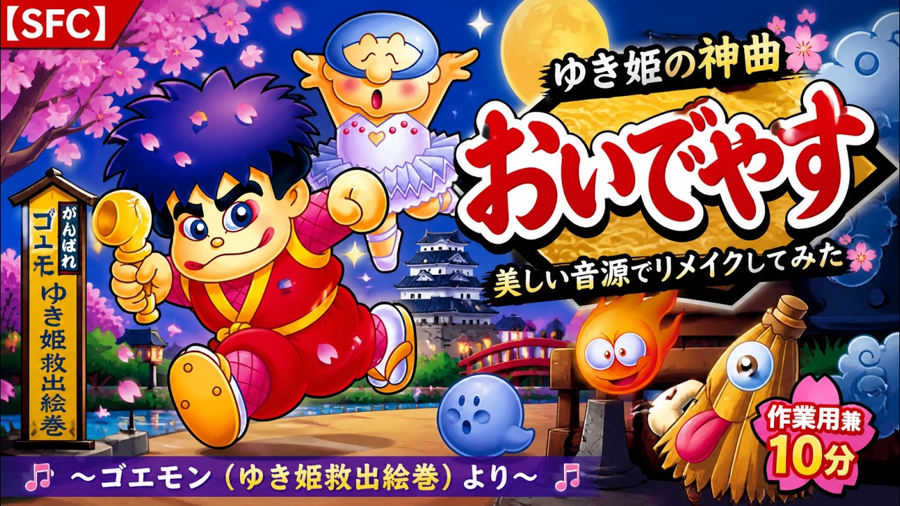 SNES [Ganbare Goemon: Yukihime Kyuushutsu Emaki] Sound (2024 Remix