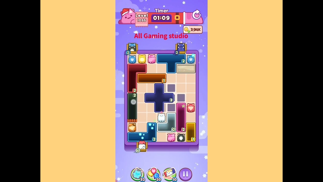 Drop the cat level 1055 walkthrough solution 