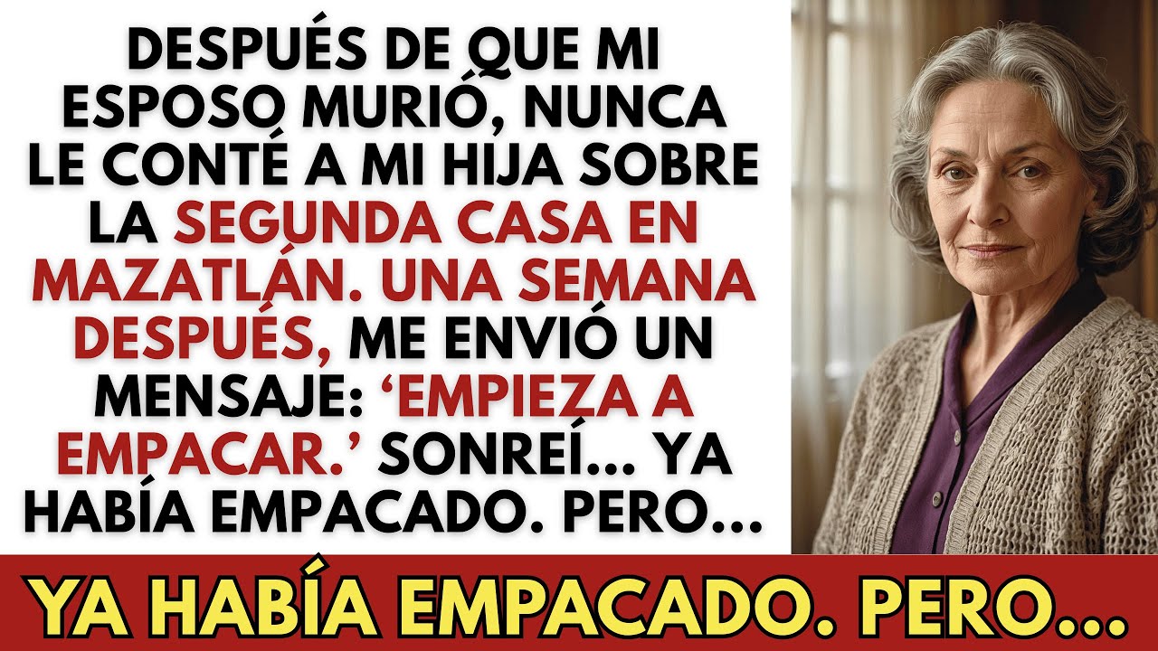 Después de que mi esposo murió, jamás le conté a mi hija sobre la segunda casa en Mazatlán…menos mal