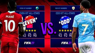 Even Number Kits vs. Odd Number Kits! - FIFA 21 Career Mode