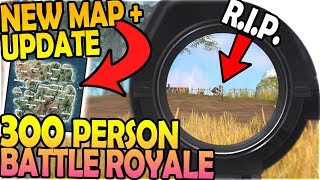 NEW UPDATE + NEW MAP - *300 PERSON* BATTLE ROYALE ( Rules of Survival Battle Royale Gameplay ) screenshot 5