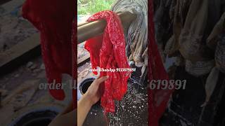 Batik Print Saree Dye Process || How Batik Print Saree Get Ready #batik #trend #onlinesareeshopping