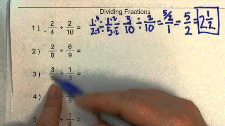 Dividing Fractions with Common Denominators