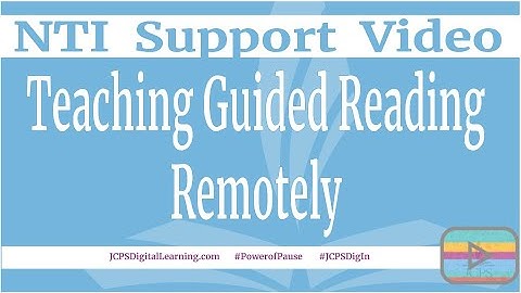 Teaching Guided Reading Remotely